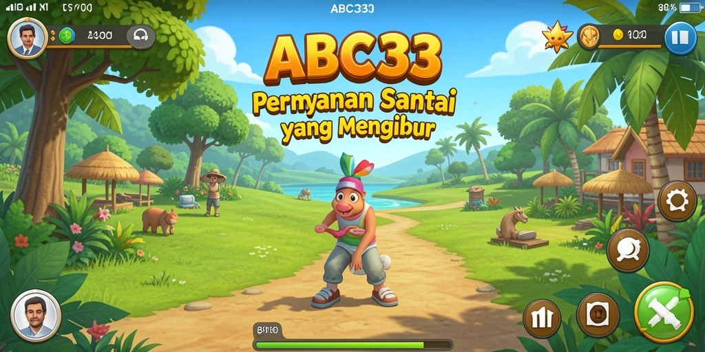 Gameplay ABC33 yang ceria dan interaktif terlihat jelas.