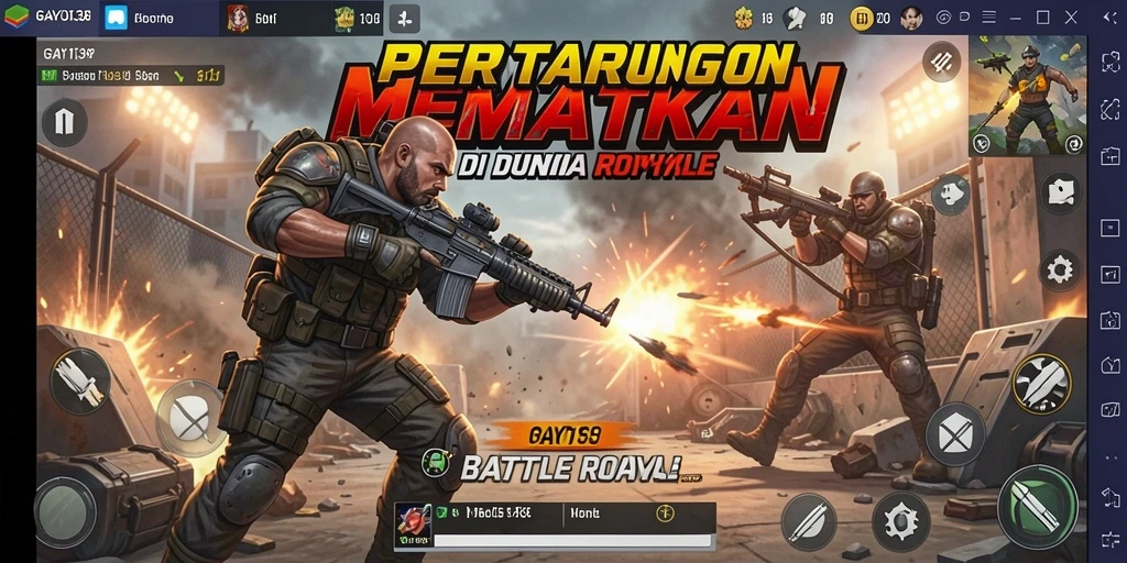 Tampilan menegangkan dari gameplay GAYO138 saat pertempuran berlangsung.