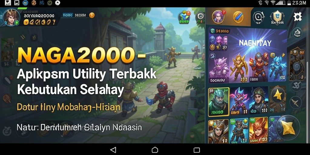 Screenshot utama NAGA2000 menunjukkan fitur-fitur Utility yang efisien.