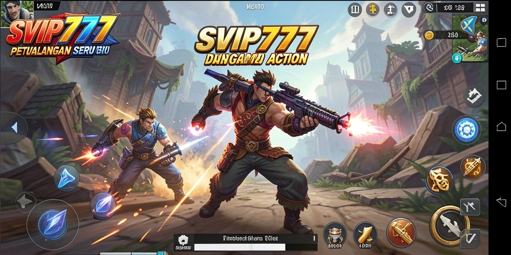 Tampilan gameplay SVIP777 yang mendebarkan dan penuh aksi.
