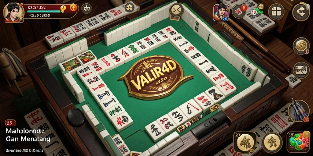 Gameplay menarik dari VALIR4D yang menunjukkan ubin Mahjong.