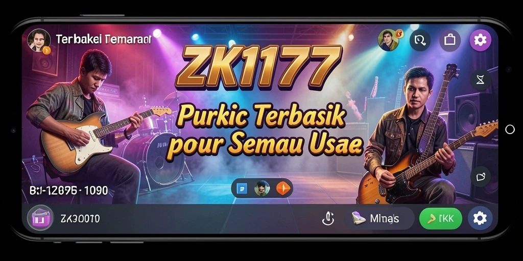 Tangkapan layar gameplay ZK1177 dengan berbagai alat musik.