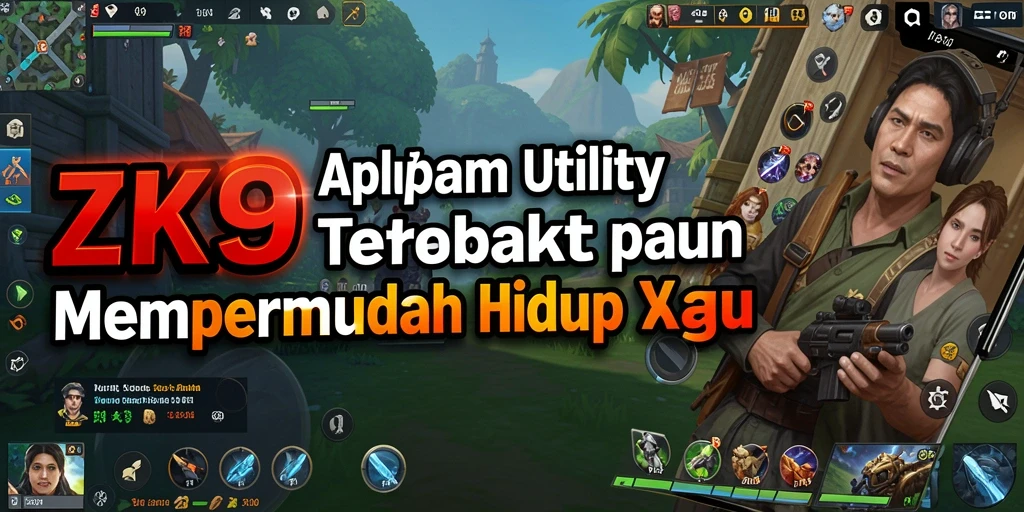 Tampilan utama ZK9 dengan fitur manajemen tugas yang sederhana.